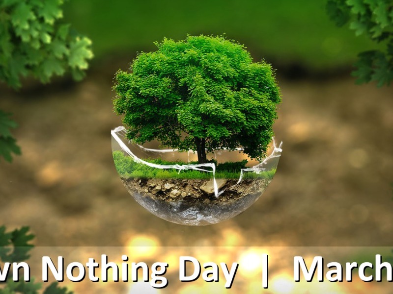 Announcing Own Nothing Day